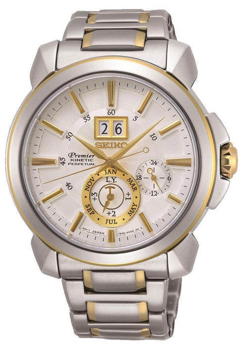 Seiko Premier SNP166P Herrenuhr Edelstahl Uhrwerk