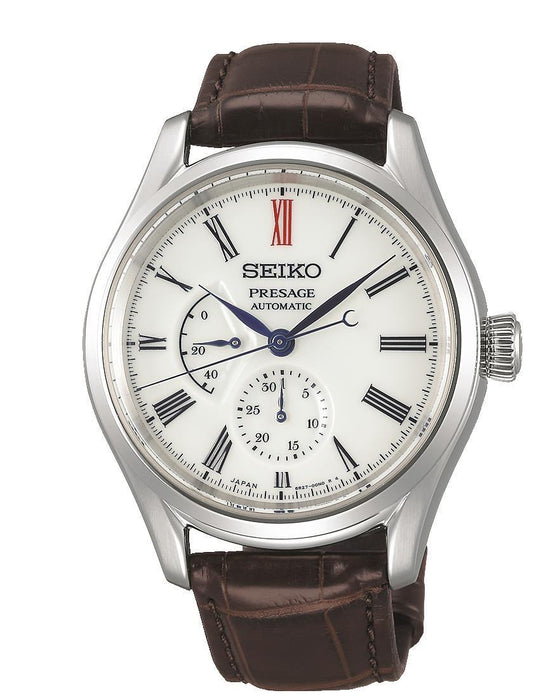 Seiko Presage SPB093J Automatik Herrenuhr Edelstahl Leder