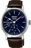 Seiko Presage SPB163J Automatik Herrenuhr mit Lederarmband