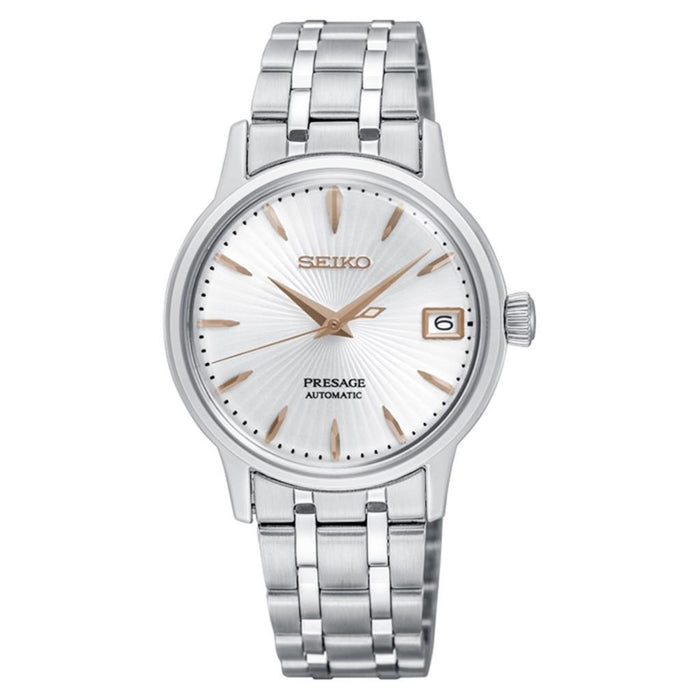 Seiko Presage Damen Uhr – Edelstahl & Leder