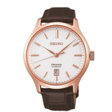 Seiko Presage SRPD42J Automatik Herrenuhr mit Lederarmband – 42 mm