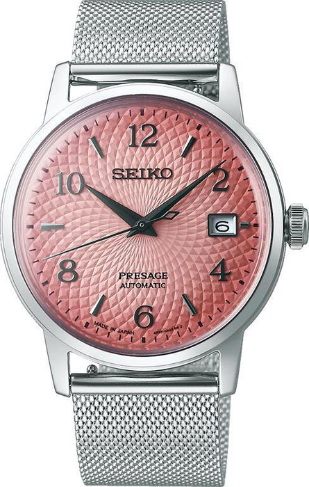 Seiko Presage Automatik Herrenuhr Edelstahl Mesh