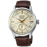 Seiko Presage Automatik Herrenuhr Edelstahl Lederarmband