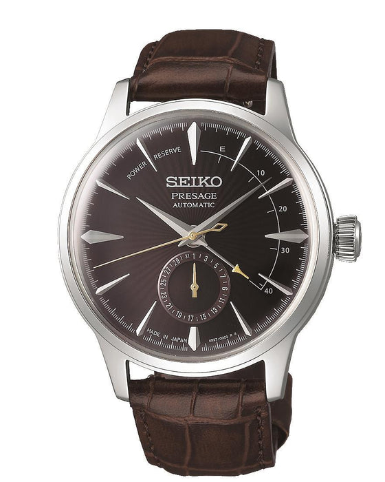 Seiko Presage Automatik Herrenuhr mit Lederarmband