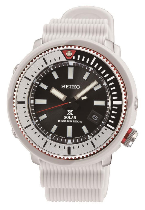 Seiko Prospex Solar Diver Herrenuhr Silikonarmband