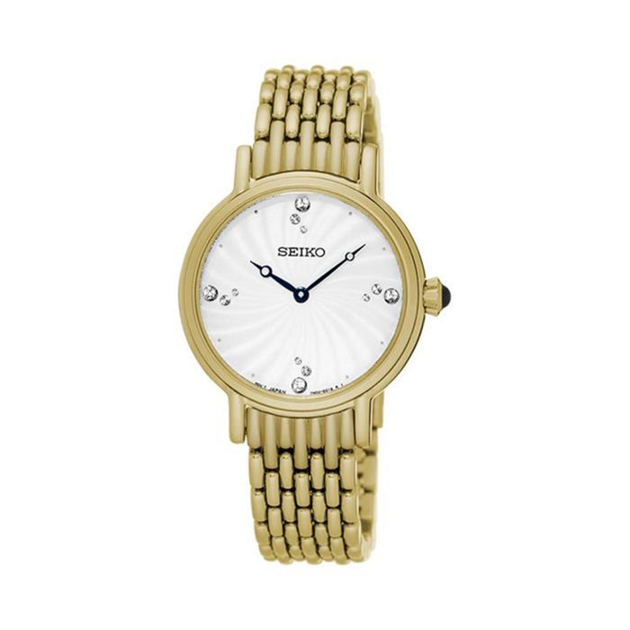 Seiko SFQ804P Damen Uhr Edelstahl