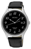 Seiko SGEH77P Herrenuhr Lederarmband
