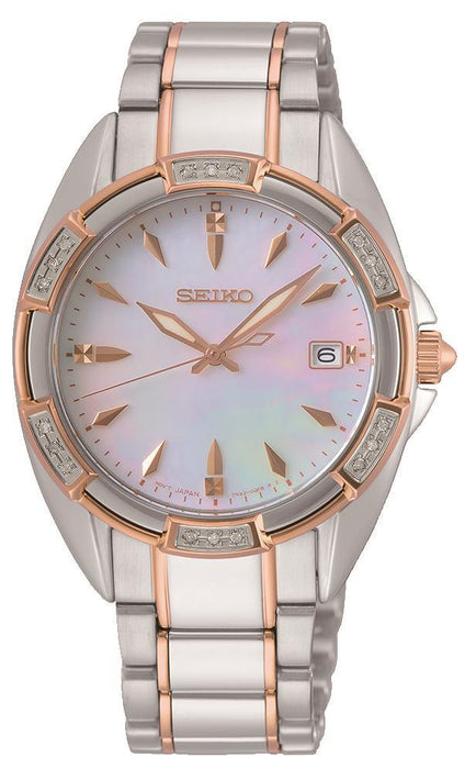 Seiko SKK878P Damen-Uhr Edelstahl Quarz