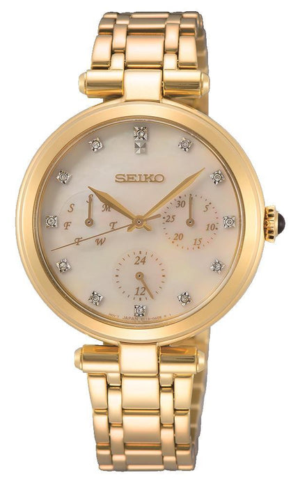 Seiko SKY064P Damenuhr Edelstahl Quarz