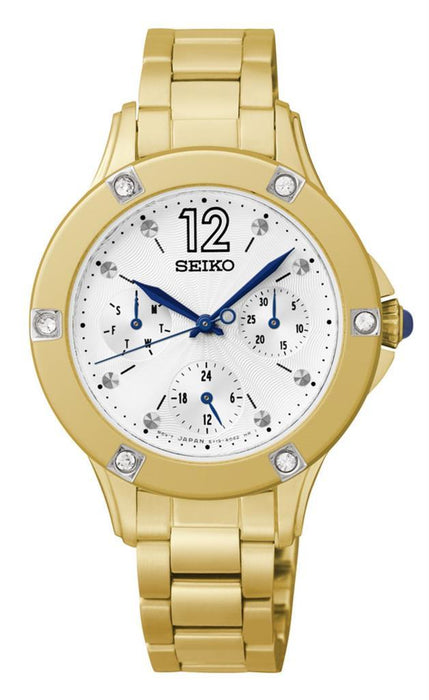 Seiko SKY668P Damenuhr Edelstahl Quarzwerk