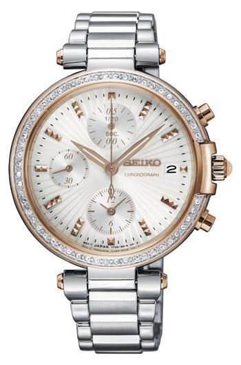 Seiko SNDV44P Damen Uhr – Edelstahlarmband