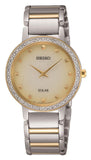 Seiko SUP448P Solar Damen Solar Uhr – 30 mm Edelstahl