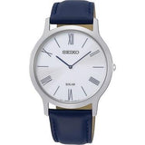 Seiko SUP857P Herrenuhr Solar Edelstahl Leder
