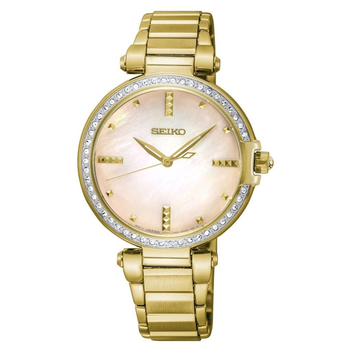 Seiko SRZ518P Damenuhr Edelstahl Quarzwerk