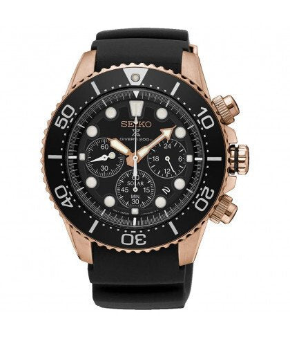 Seiko SSC786P1 Herrenuhr Quarz Edelstahl Silikon