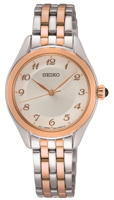 Seiko SUR382P Damen Uhr Edelstahl Quarzwerk