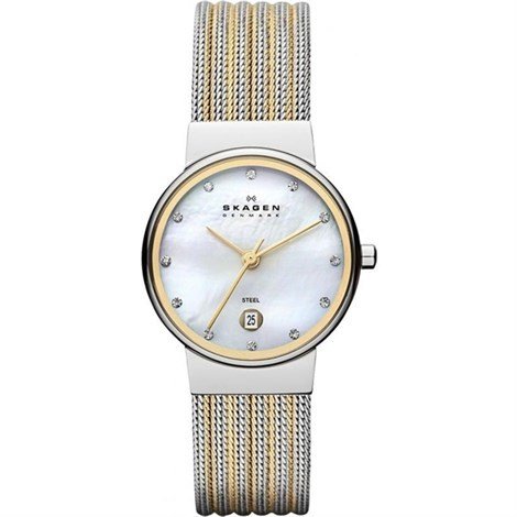 Skagen Damen Uhr SKA355SSGS Edelstahlarmband