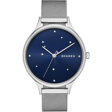 Skagen SKW2391 Damen Uhr – Edelstahlgehäuse & Lederarmband