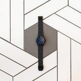 SKAGEN SKW6450 Herrenuhr – 40 mm Geflochtenes Armband Dunkelblau