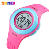 Kinderuhr Digital pink - LED Licht