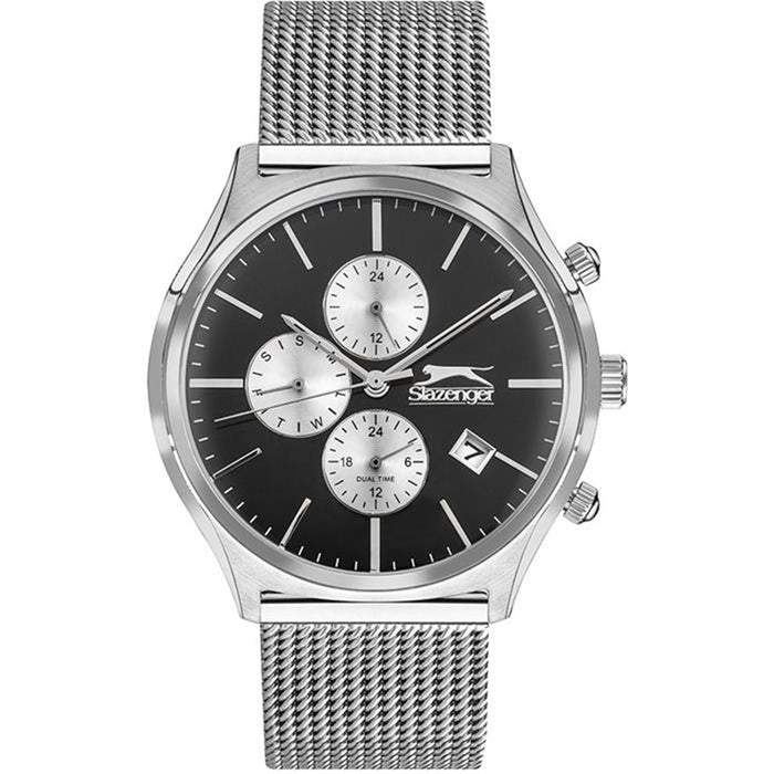 Slazenger Herrenuhr mit Webrahmen – Zeitlose Eleganz