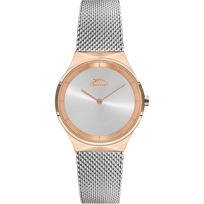 Slazenger Damen Uhr – Lederarmband & Edelstahlgehäuse