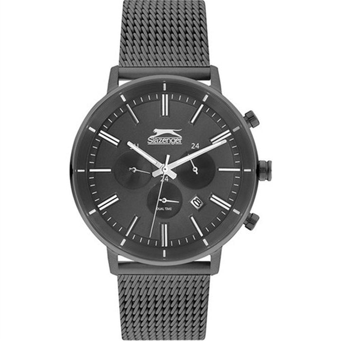 Slazenger Herrenuhr Edelstahl Webarmahl