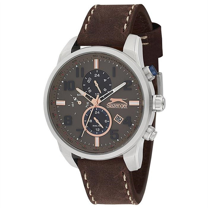 Slazenger Herrenuhr SL.01.1246.2.04 mit Lederarmband