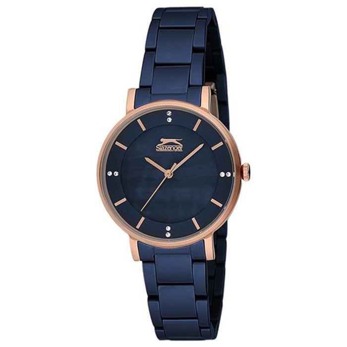SLAZENGER Damen Edelstahl Uhr mit Quarzwerk