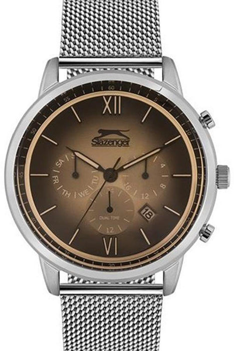 Slazenger Herrenuhr Quarz Gewebekordelarmband