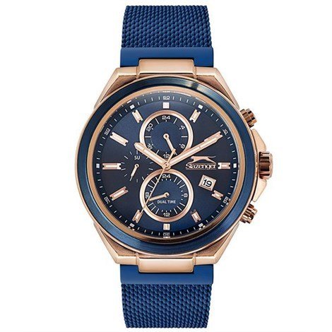 Slazenger Herren Uhr – Edelstahl & Leder