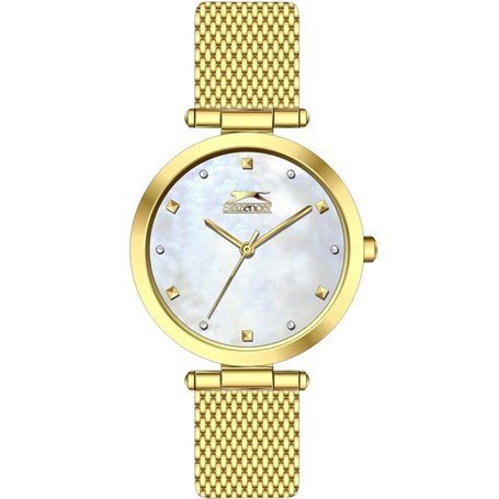 Slazenger Damen Uhr mit Geflochtenem Armband