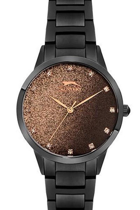 Slazenger Damen Edelstahl Uhr mit Quarzwerk
