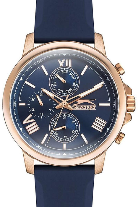 Slazenger Herrenuhr – Silikonarmband und Quarzwerk