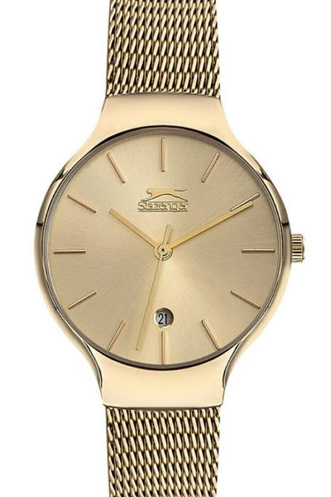 Slazenger Damen Uhr Edelstahl & Geflochtenes Armband