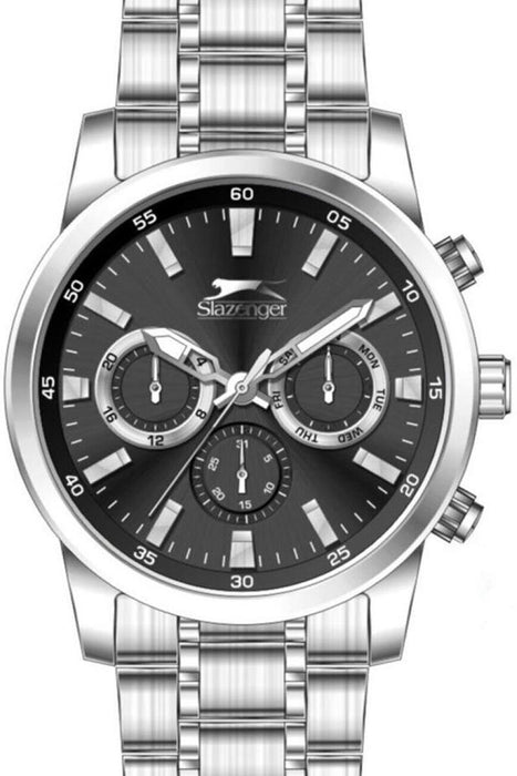 Slazenger Herren Uhr – Edelstahl & Quarzwerk