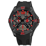 Stuhrling Original Aquadiver Xtreme Herrenuhr 49mm Schwarz / Rot ÖZENSAAT