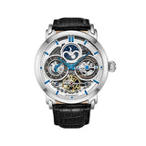 Stuhrling Automatik Skelett Herrenuhr 47mm – Dualzeit & Exklusives Design