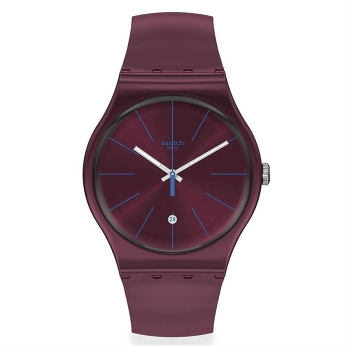 Swatch Damen Uhr SUOR402 Edelstahl Quarz