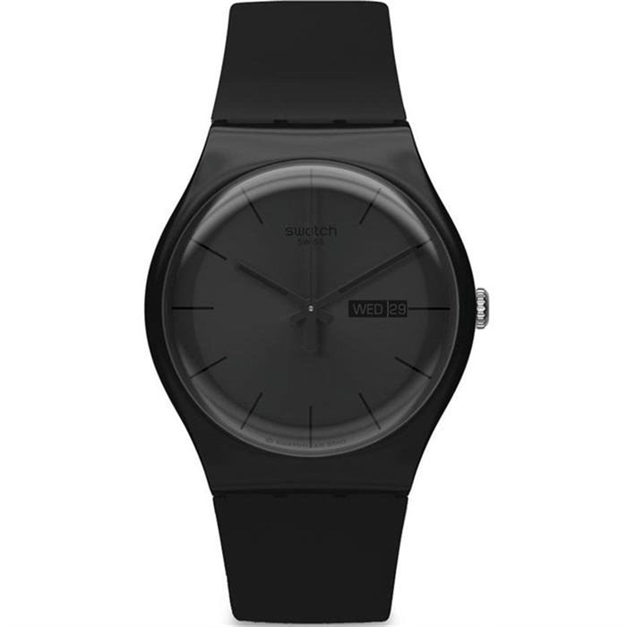 Swatch SUOV702 Damen Uhr mit Silikonarmband