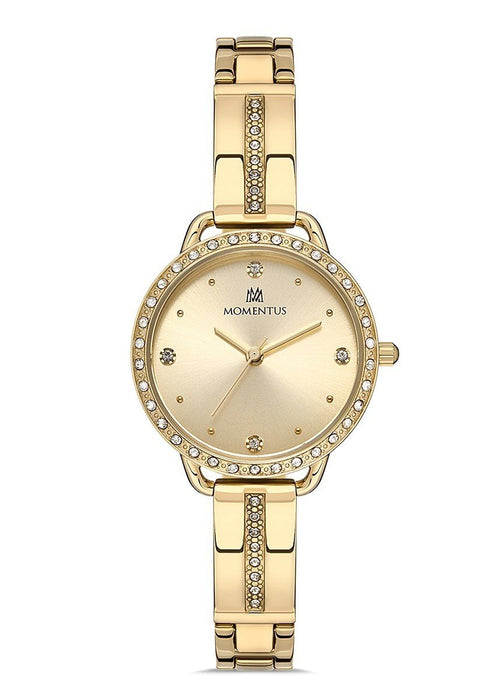 Momentus Damen Stahl Uhr Quarzwerk