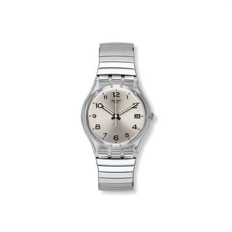 Swatch GM416B Damen Uhr Edelstahl Silber