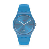 Swatch SUOS401 Lagoonazing Unisex Uhr – Trendiges Statement für Damen & Herren