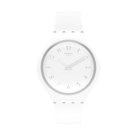 Swatch SKINSNOW SVUW101 Damen Uhr mit Silikonarmband