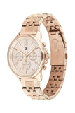 Tommy Hilfiger Damen Uhr TH1782224 – 38 mm Roségold Edelstahl Uhr