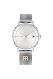 Tommy Hilfiger Damen Uhr Geflochtenes Armband