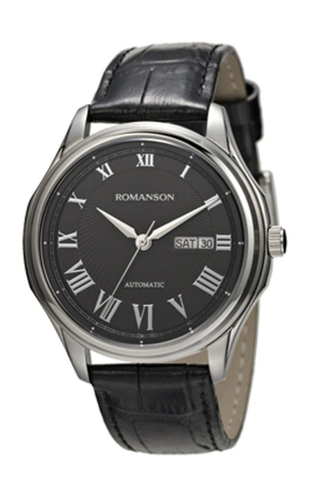ROMANSON TL3222RM1WA32W Herrenuhr mit Lederarmband