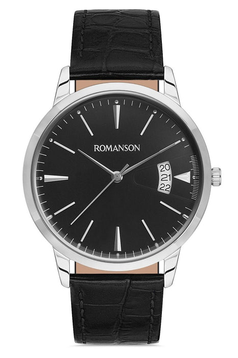 ROMANSON TL4201MM1WA32W Herren Armbanduhr Edelstahl