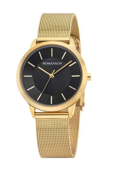 ROMANSON Herrenuhr TM0B09LLGGA31G Edelstahlgehäuse