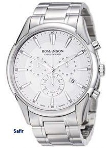 Romanson Herrenuhr TM5A21HMWWASR5 Edelstahl